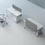 Import Eco-friendly Office Furniture E1 Standard Melamine Working Desk from China