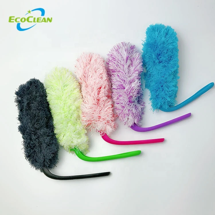 EcoClean Hot Selling Factory Direct Foldable PP handle Static Magic Microfiber duster