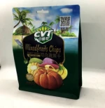 eight sides seal packaging bag / Quad seal foil flat bottom coffee pouch/coffee bean snack packaging bags