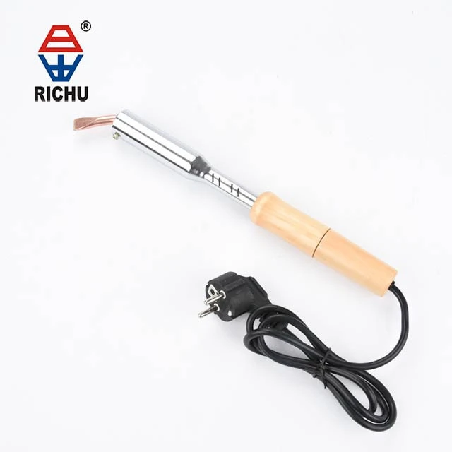 Electric constant wooden soldering iron