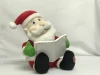 Electronic Plush Santa Claus with a book in his hand reading stories stuffed plush Christmas toys