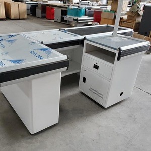 electronical checkout counter with castors