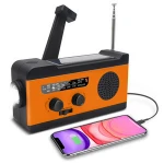 emergency hand crank powered am/fm noaa camping radio with other camping & hiking products