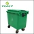 Import EN840 plastic waste container recycle bin 660l wheelie bin from China