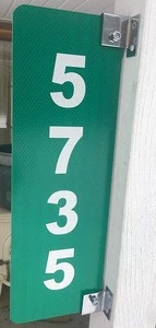 EONBON  Outdoor Custom Address Reflective Sign House Number Street Sign,Address Numbers For mailbox