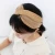 Import Europe United States New Hair Hoop Fashion Straw Plaited And Fabric Two Spliced Hairband Women Hair Accessories Raffia Headband from China