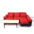Import European style upholstery reclinable 3 seater modern gray fabric sectional couch living room sofa set from China