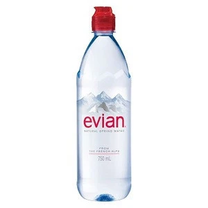 Evian mineral water 330 ml in pet bottle