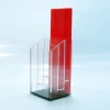 EXCEL 3 Tiers Promotional Brochure Stand Acrylic Magazine File Display Holder