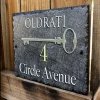 Excellent design Slate Home Address Plaque - name slate yard door black porch bronze stone customized decor