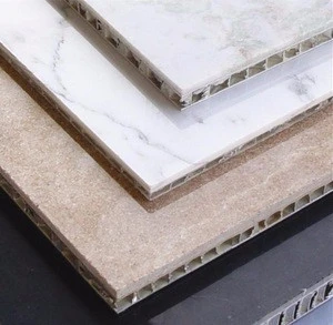 Exterior wall fire proof Beige marble aluminum composite panel