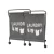 Import Fabric Hamper Collapsible Bag Folding Laundry Basket With Handle X Frame With Wheels from China