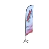 Factory cheap price triangle flag felt pennants trade show tent with feather flag tournament banner flag