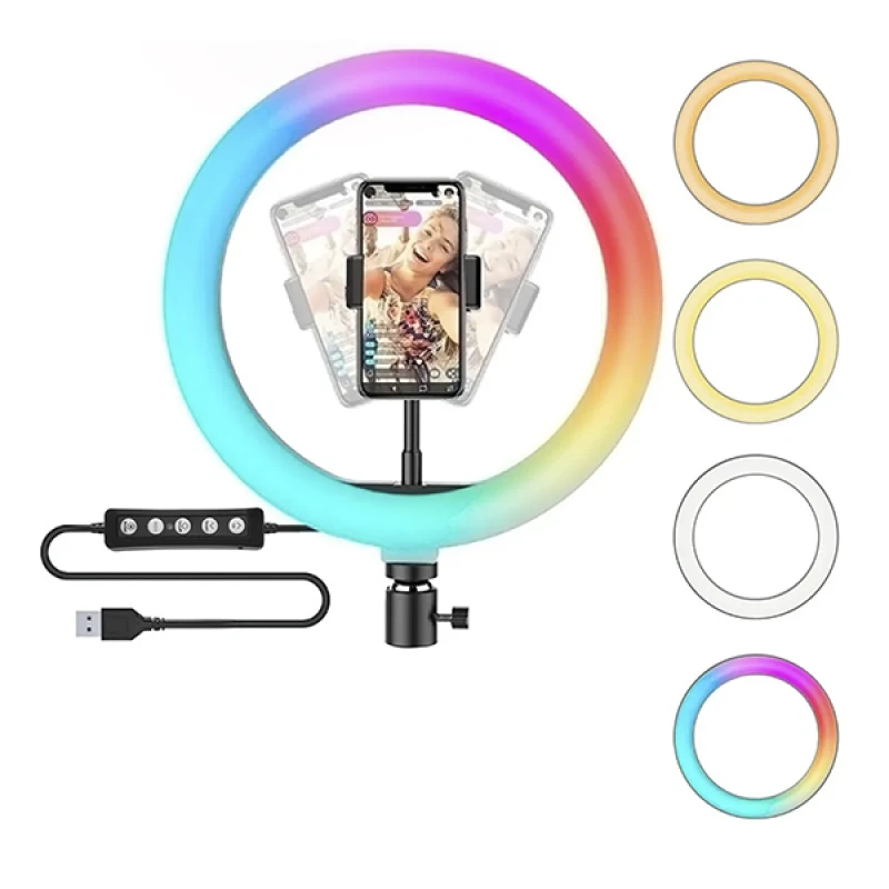 Factory direct sale portable RGB ring light ring light for photography lighting