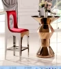Factory direct sale Stainless steel fashion modern bar chair 2016