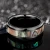 Import Factory high quality shell inlay tungsten carbide ring from China