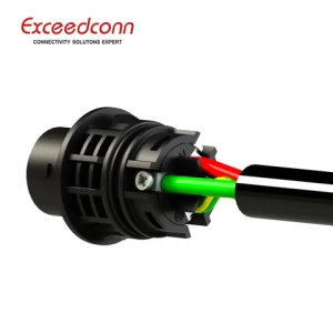 factory hot sale power connector for inverter ac 3pins male cable connector