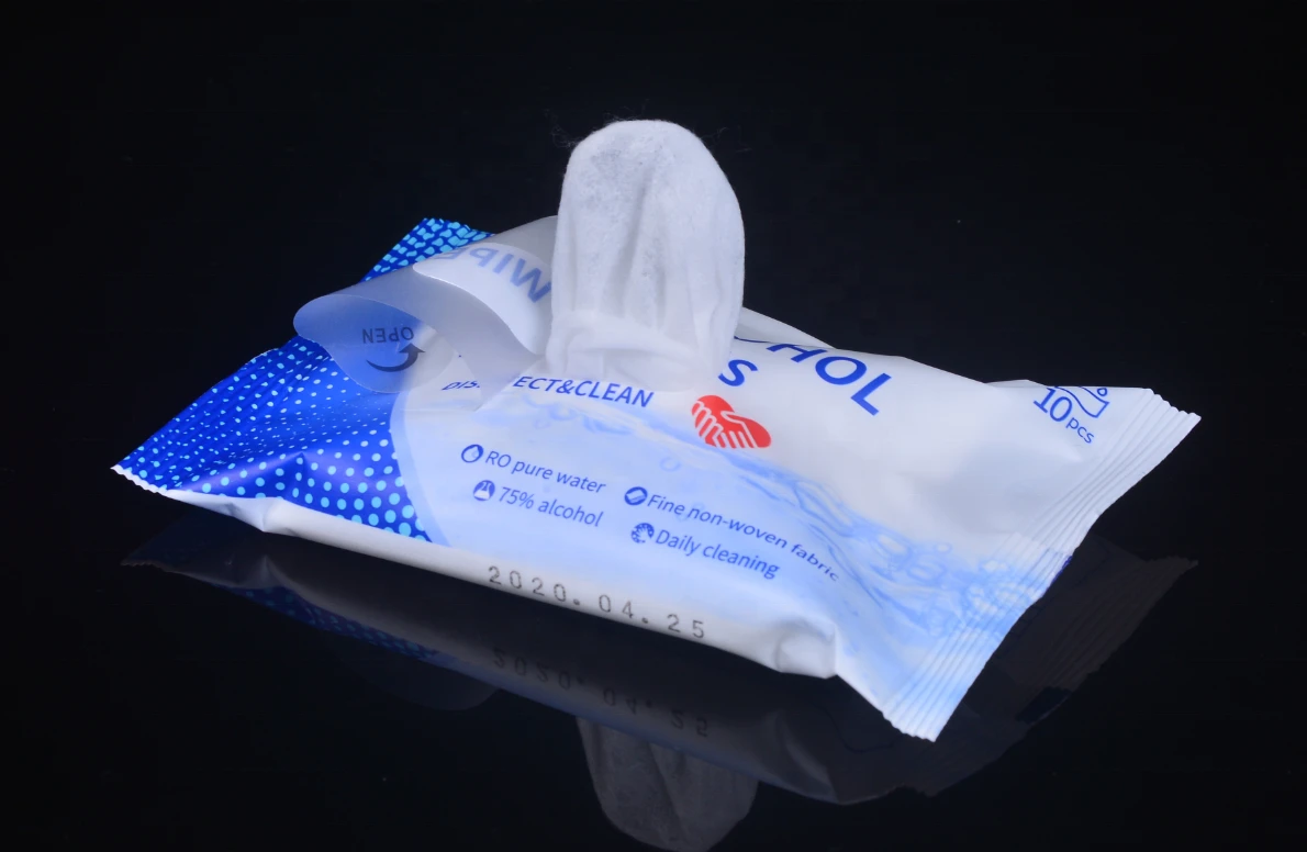 factory Hot Sale Wholesale Disposable  wet wipes tissue daily surface cleaning wet wipes
