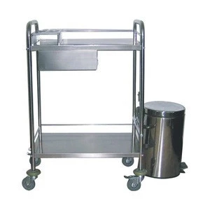 Factory Low Price Stainless Steel Dressing Trolley