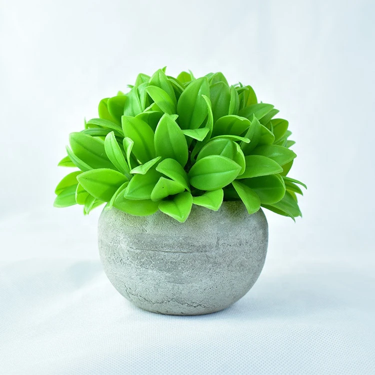 Factory mini buxus sempervirens artificial grass flower Small Artificial pine leaves bonsai