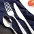 Import Factory offer coffee mug spoon in handle cutlery set stainless steel dinner knife and fork from China
