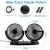 Import Factory Price Low Noise 12V 4inch Vehicle Fan mini Car Fans Double Head USB Car 360degree Swivel Adjustment Fan Cooler  For Sale from China
