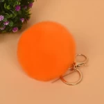 Factory Price Wholesale Custom Fur Ball Pendant Cute Fur BallReal Rex Rabbit Hair Ball