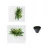 Import Factory SGS wholesale custom Mini artificial potted frond palm tree plant from China