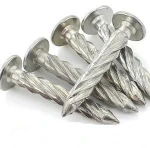 factory supply hot sale zinc plated twist shank Q195 annular thread nail