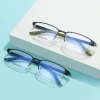 FANXUN 9120 Unisex Sports Optic Glasses New Multicolor Joker Half Frame with Non-Slip Rubber Long Foot Set Stainless Steel Frame