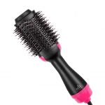 Fashion beauty tools one-step hair dryer and volumizer hot air brush, rotating hair straightener brush hair dryer brush