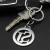 Import Fashion Design Custom Logo Personalized Stainless Steel Metal Car Key Chain Keychain from China