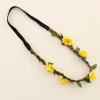 Fashion flower party cotton hairband for women