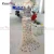 Import Fashion High Quality Long Handmade Noble  Dress Patch  Grey Silver Beads Rhinestone Applique for Party WDP-047 from China