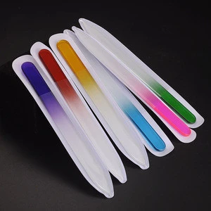 Fashion Nail File Durable Crystal Glass Nail Art Manicure Device Tool File for Women Girl Professional Polishing