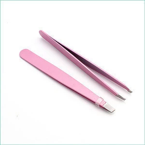 fashion pink makeup beauty tools wholesale volume lash tweezers eyelash extension tweezers eyebrow tweezers