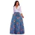 Import Fashionable African Ladies floral printed picture womens long maxi wrap skirts from China