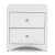 Import Faux Leather Upholstered Modern Nightstand, White color bedside tables for bedroom from China