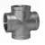 Import Female BSPT Thread stainless steel 4 way cross pipe fitting, elbow from China