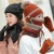 Import Female Warm Beanie Hat Scarf Mask Set Knitted Snow Ski  Winter Hats from China