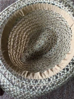 Fiber Vintage Female Jazz Ventilate Jute Fedora Hats