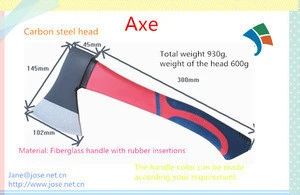 Fiberglass handle axe