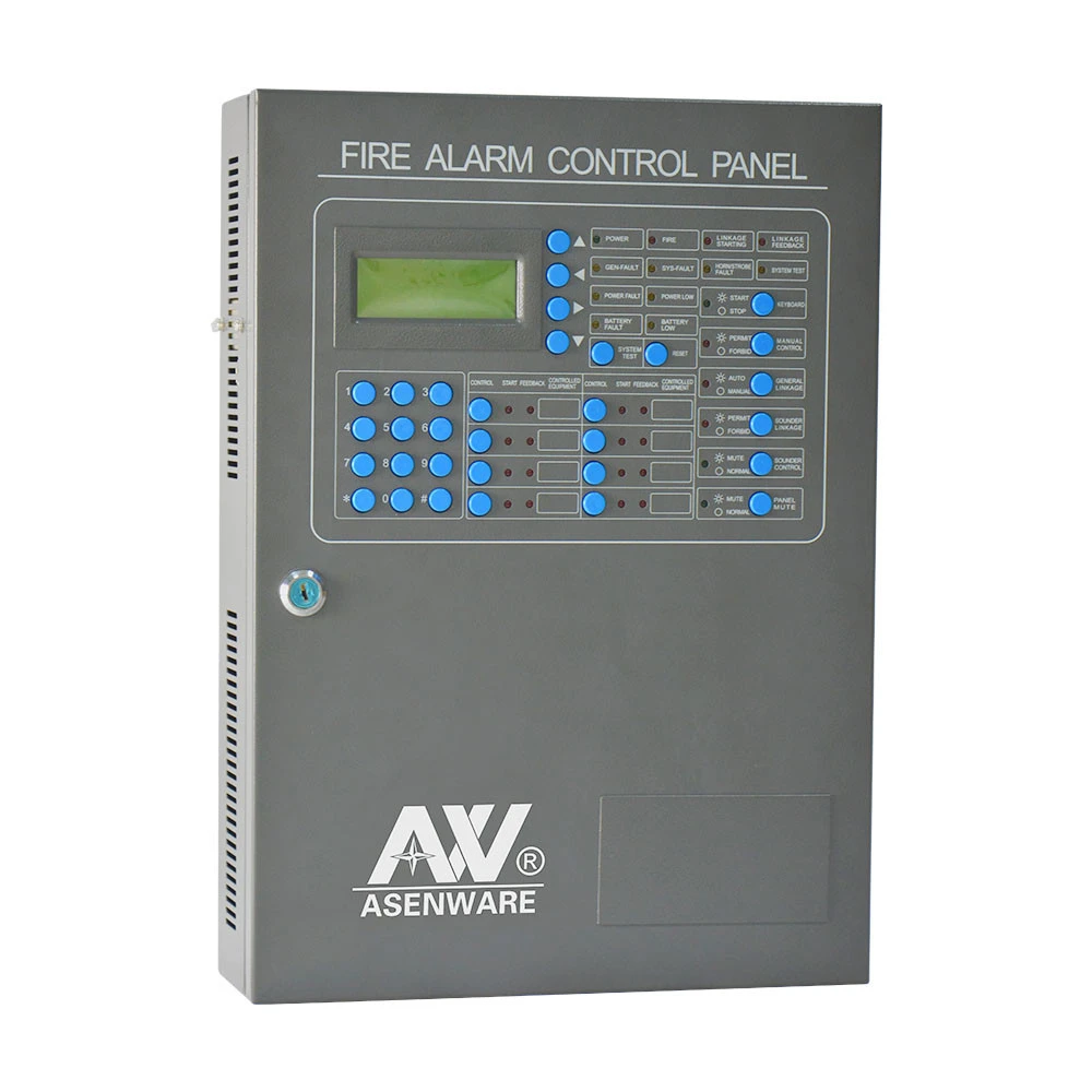 Fire security alarm addressable systems control panel