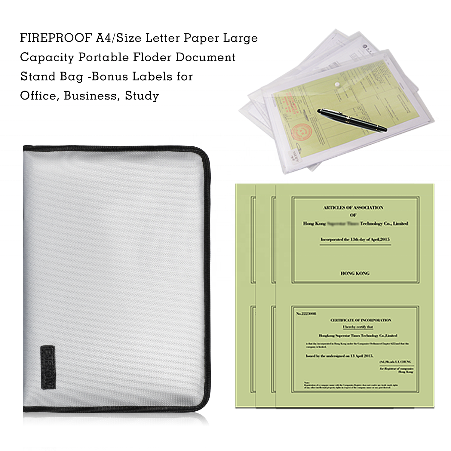 Doc Folder Real Buy Fireproof Document Folder Expanding File Folder Important Document ...