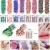 Import FIVEART Nail Art Supplies Brush Set 5pcs Dotting Pen 3D nail diamonds rhinestones Kit 8pcs Chunky Glitter for Cosmetic face hair from China