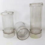 Flat top and church head shaped cylinder candle mold PC plastic high temperature DIY candle mold