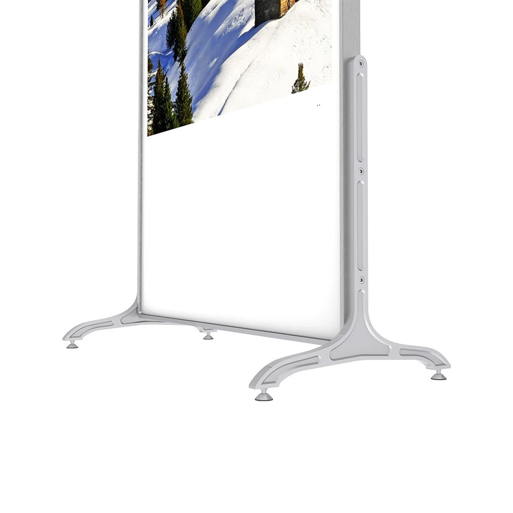 Floor standing 43 inch advertising video player lcd touch screen totem