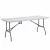 Import Folding round banquet table 4ft round trestle table outdoor plastic folding table from China