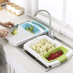 Food Grade PP Plastic Non-slip cutting board, anti-mildew creative fruit vegetable board food classification Chopping Blocks