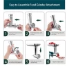 Food Meat Grinder Attachment accessories for KitchenAid Stand Mixers Included 2 Sausage Stuffers